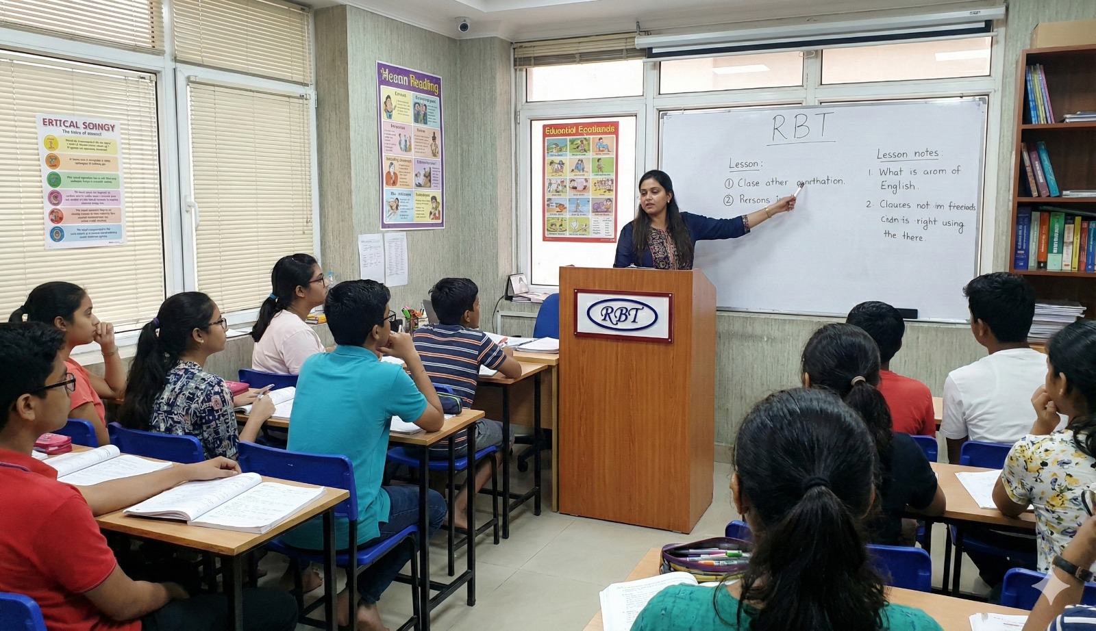 R B T Classes classroom teaching session